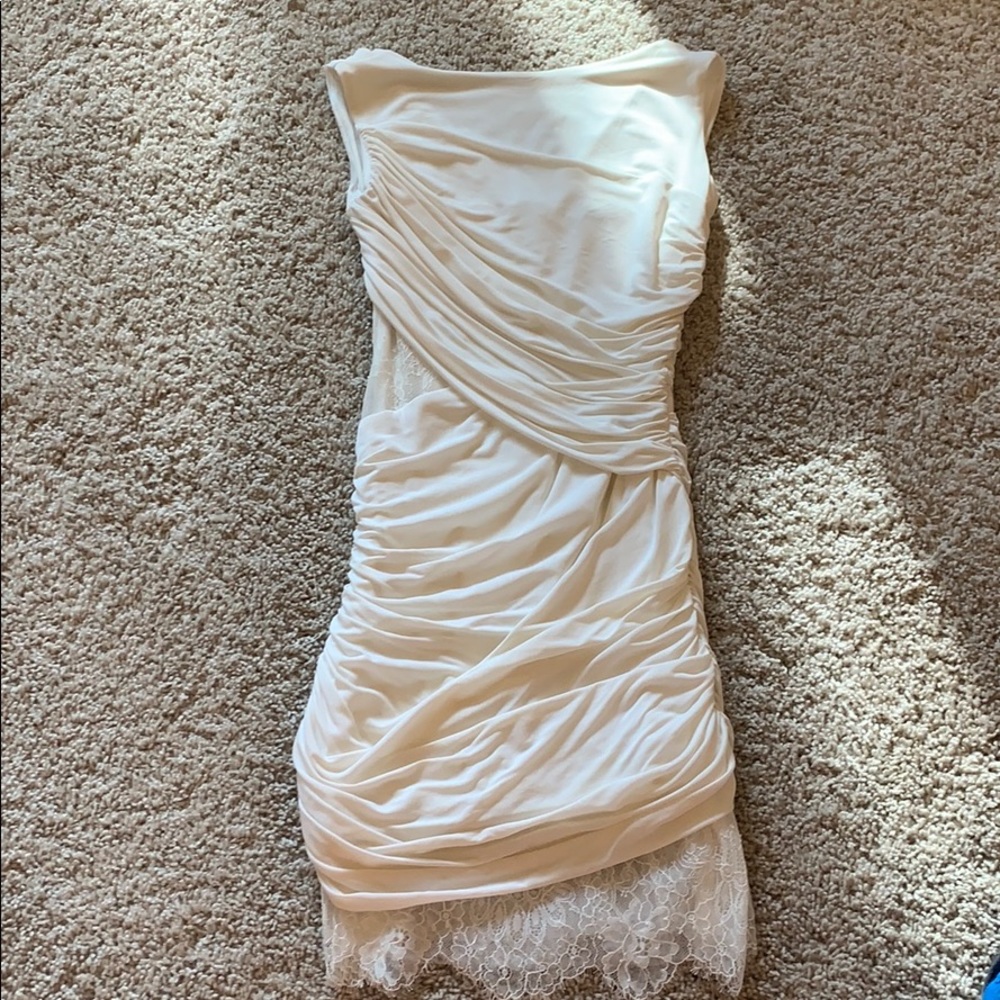 BCBG MAXAZRIA White Bodycon Dress